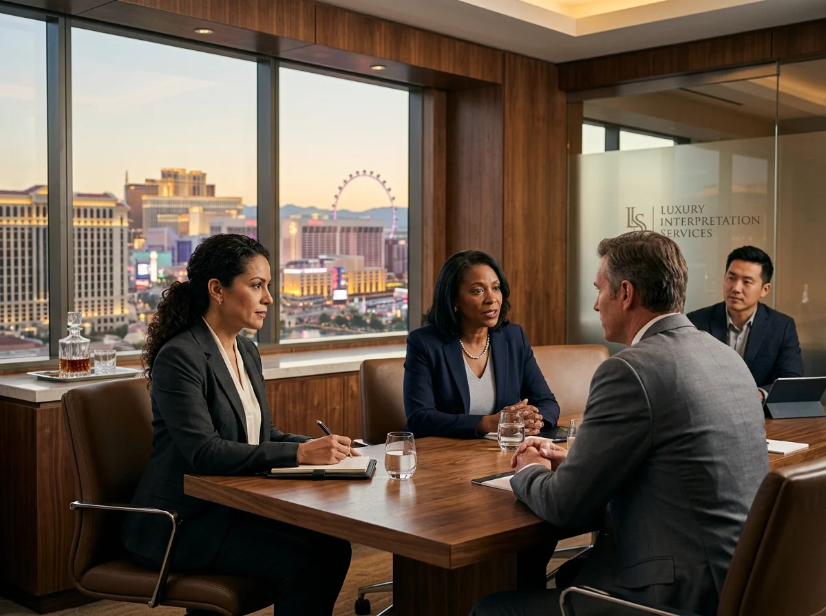 Court-certified interpreters serving Las Vegas Clark County courts, hospitals, gaming-industry, and convention venues