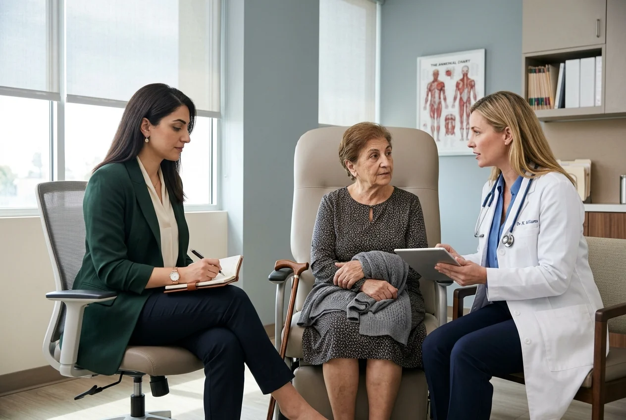HIPAA-compliant Armenian medical interpreter supporting Armenian-American patient consultation at Los Angeles Glendale and East Hollywood clinic