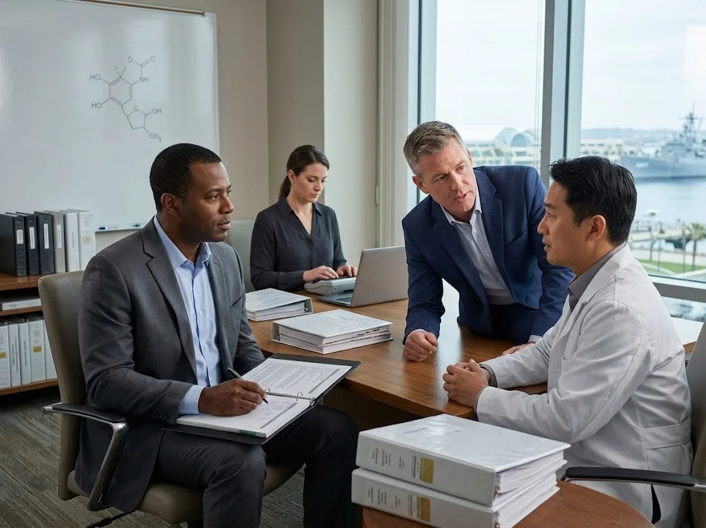 Certified expert witness deposition interpreter for San Diego military, biotech, medical, and cross-border trade testimony