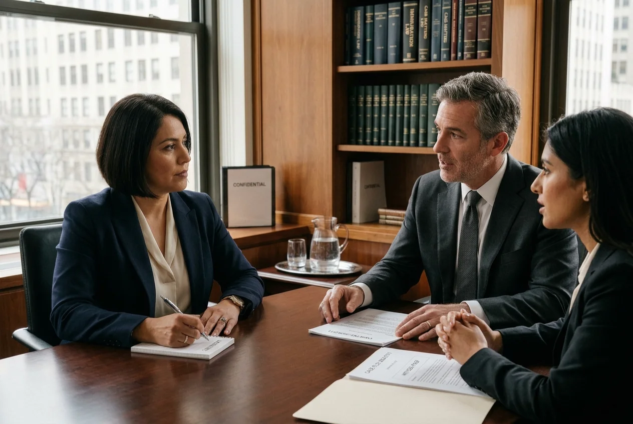 Certified legal interpreter providing on-call law firm support for client intake, witness preparation, and attorney-client meetings across all five New York boroughs