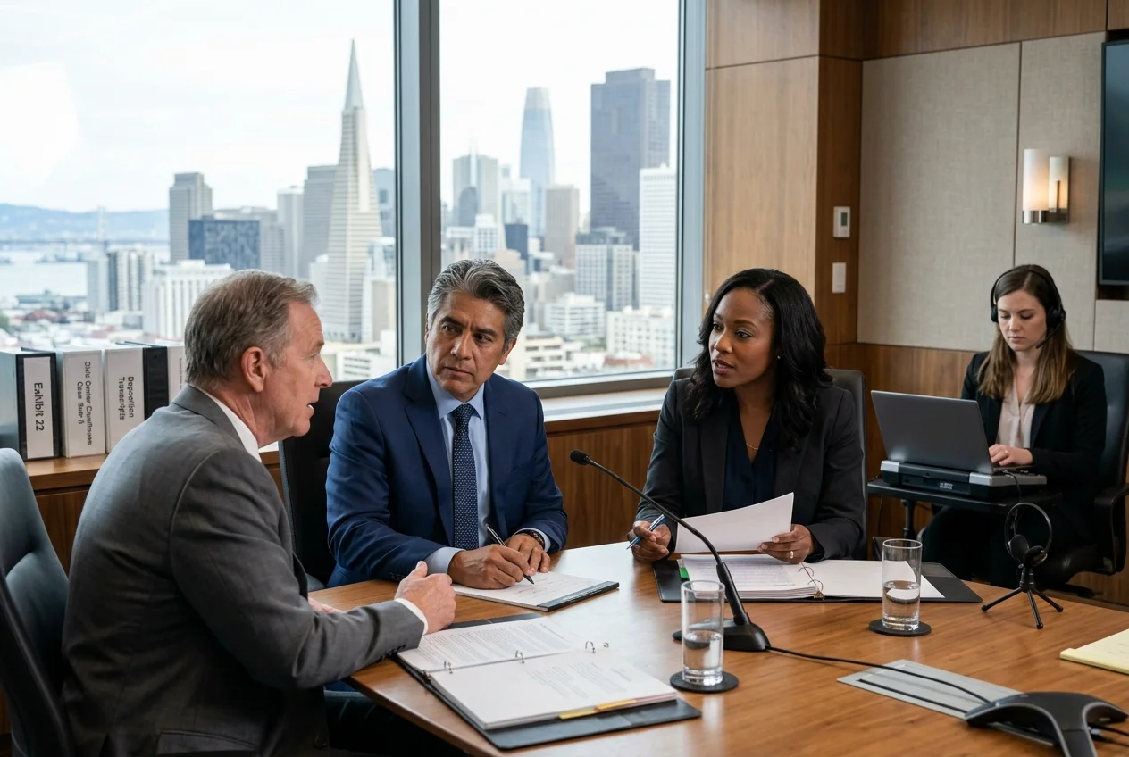 Court-certified legal interpreter at San Francisco Superior Court and Northern District federal courthouse for tech and IP depositions and trials
