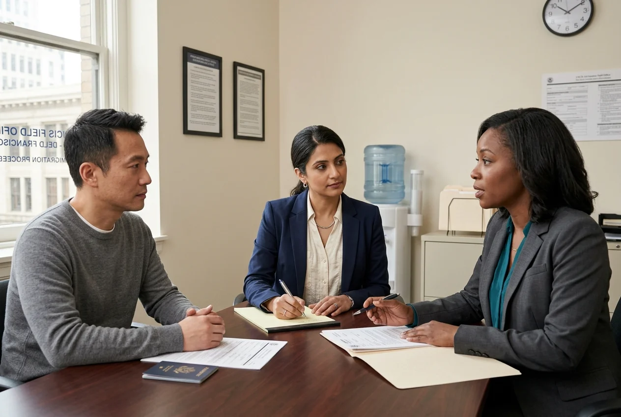 Court-certified immigration interpreter at San Francisco Immigration Court and USCIS Field Office for asylum, removal, and refugee cases