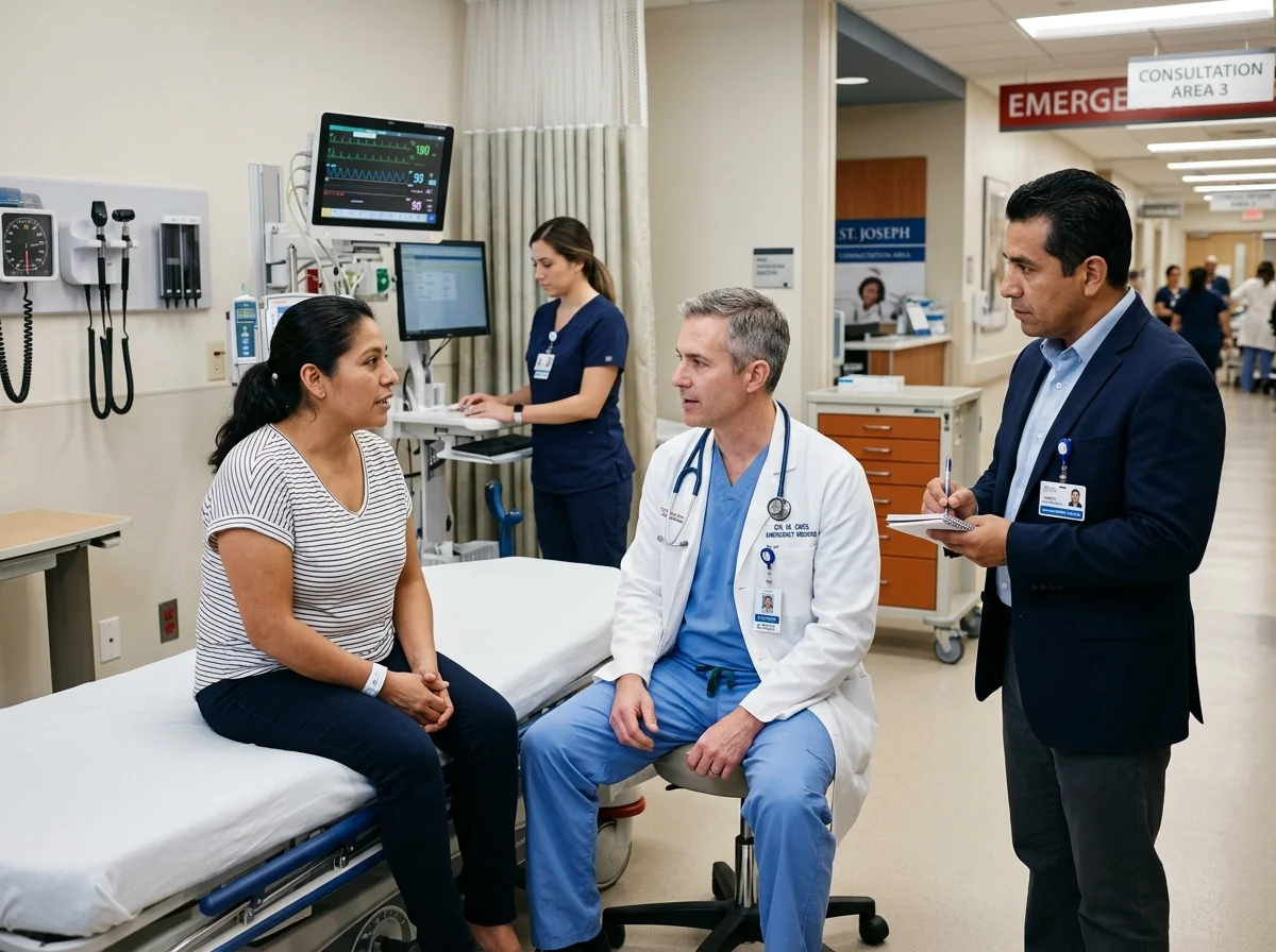HIPAA-compliant medical interpreter at Orange County Hoag Memorial, UCI Medical Center, and CHOC Children's Hospital for emergency triage and surgical consent