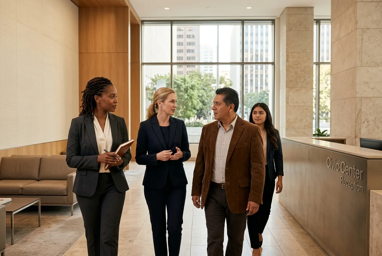Court-certified Spanish interpreter providing dialect-matched interpretation services for Los Angeles legal, medical, and corporate clients