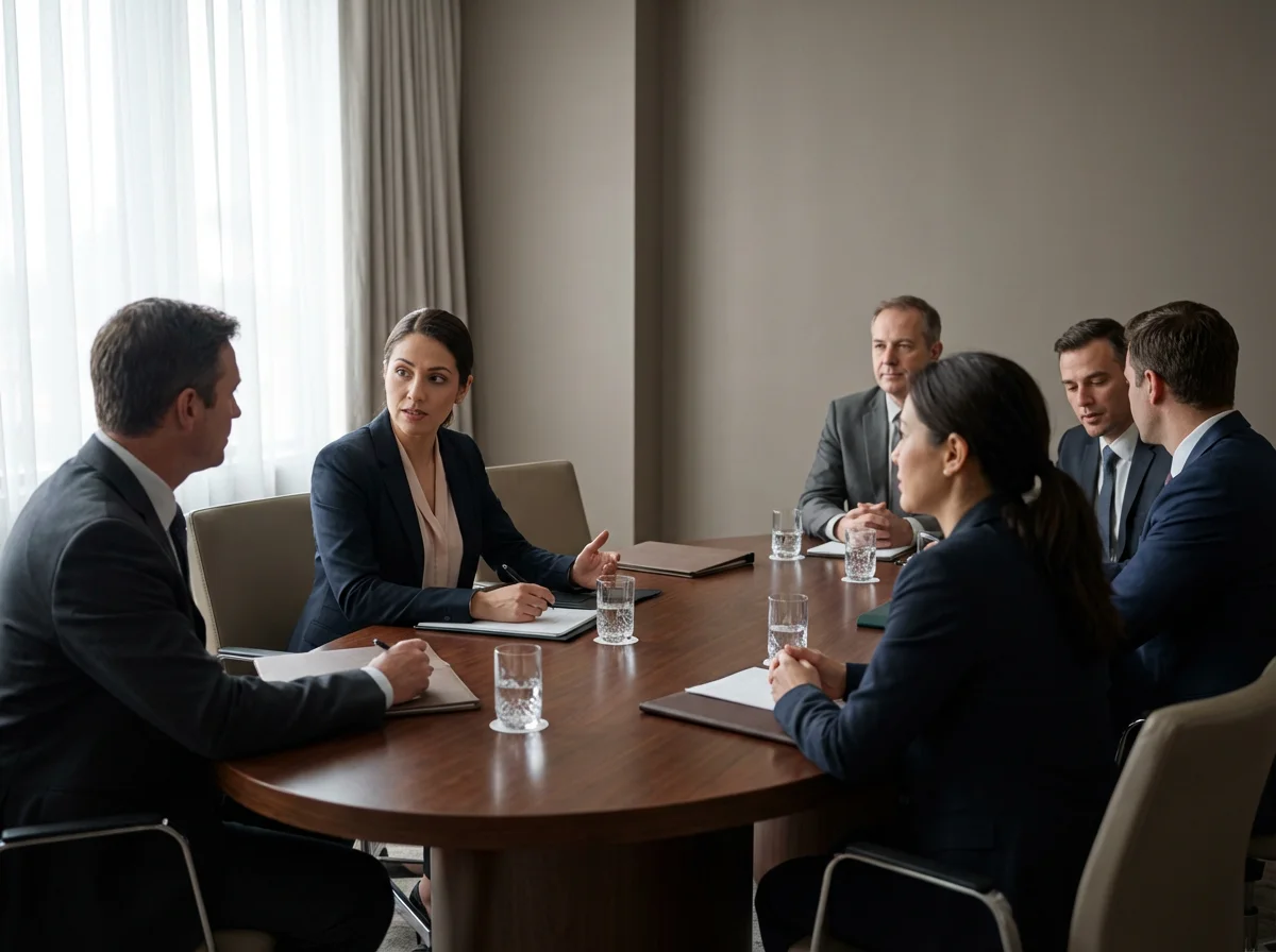 Confidential interpreter supporting executive board meeting and investor communications