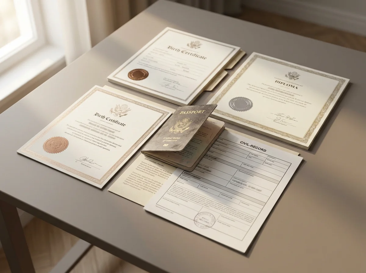 Certified legal document translator reviewing contracts and court filings for accuracy