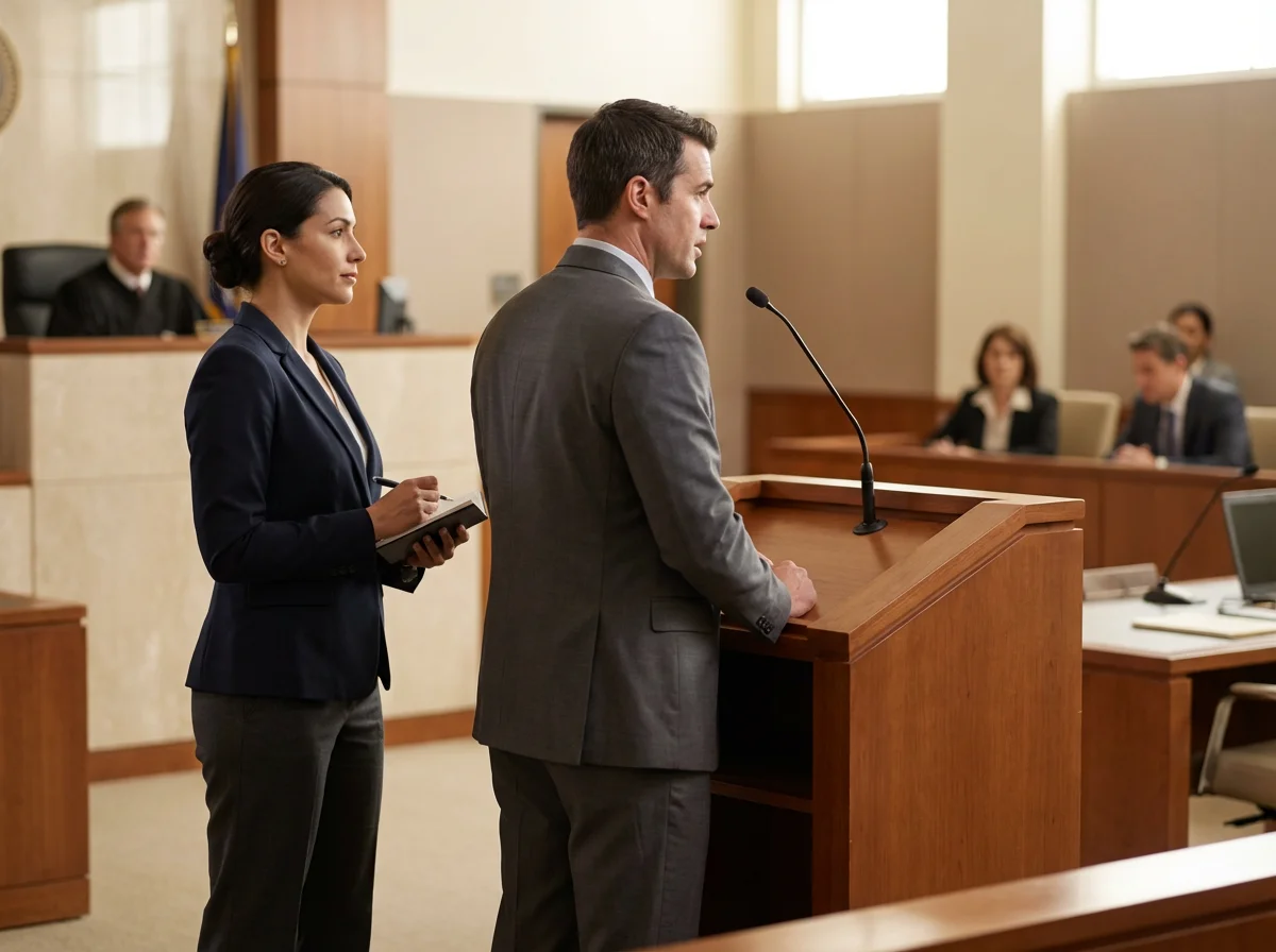 Court-certified legal interpreter at deposition and trial proceedings