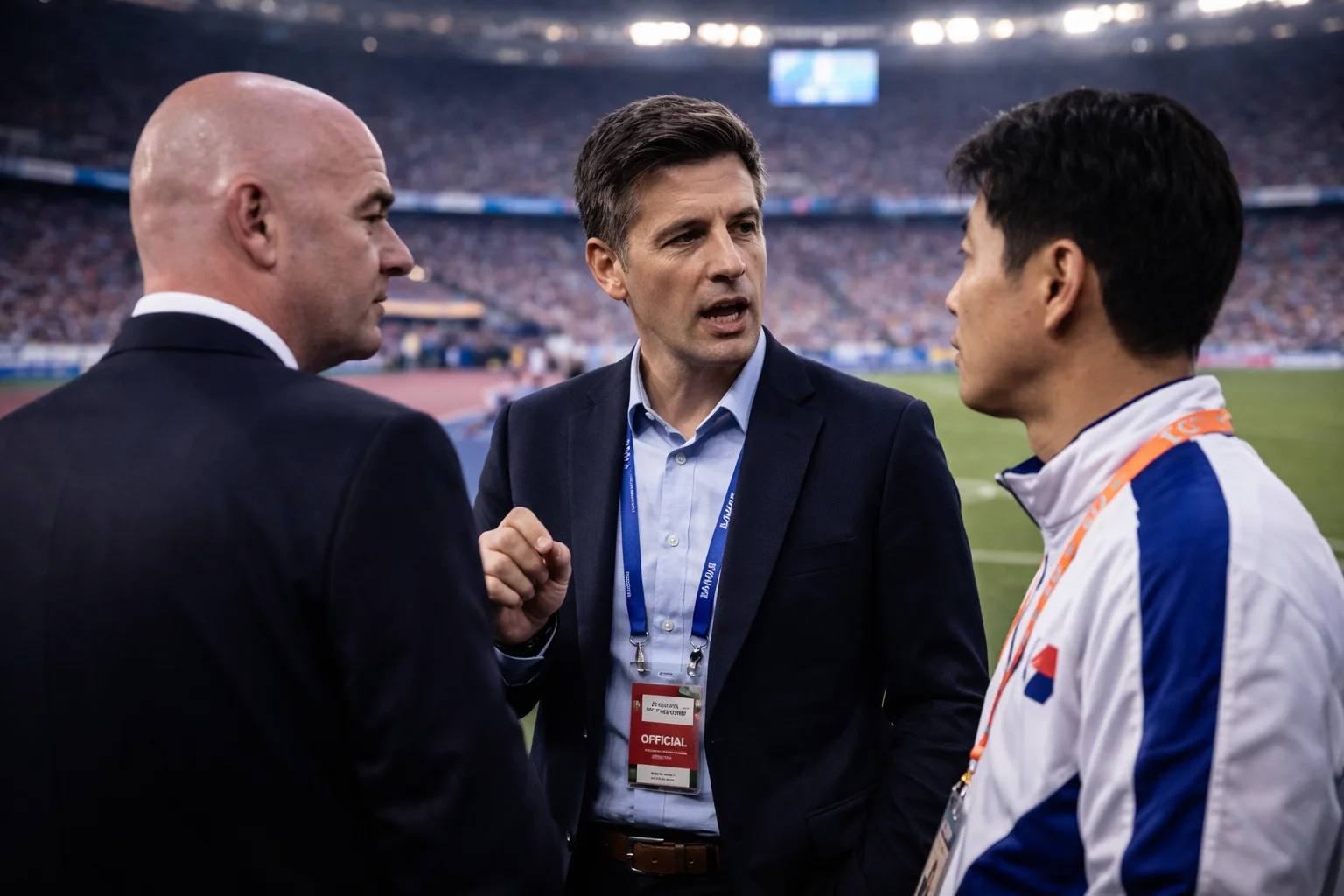 Interpreter team supporting athletes and officials at an international sporting competition
