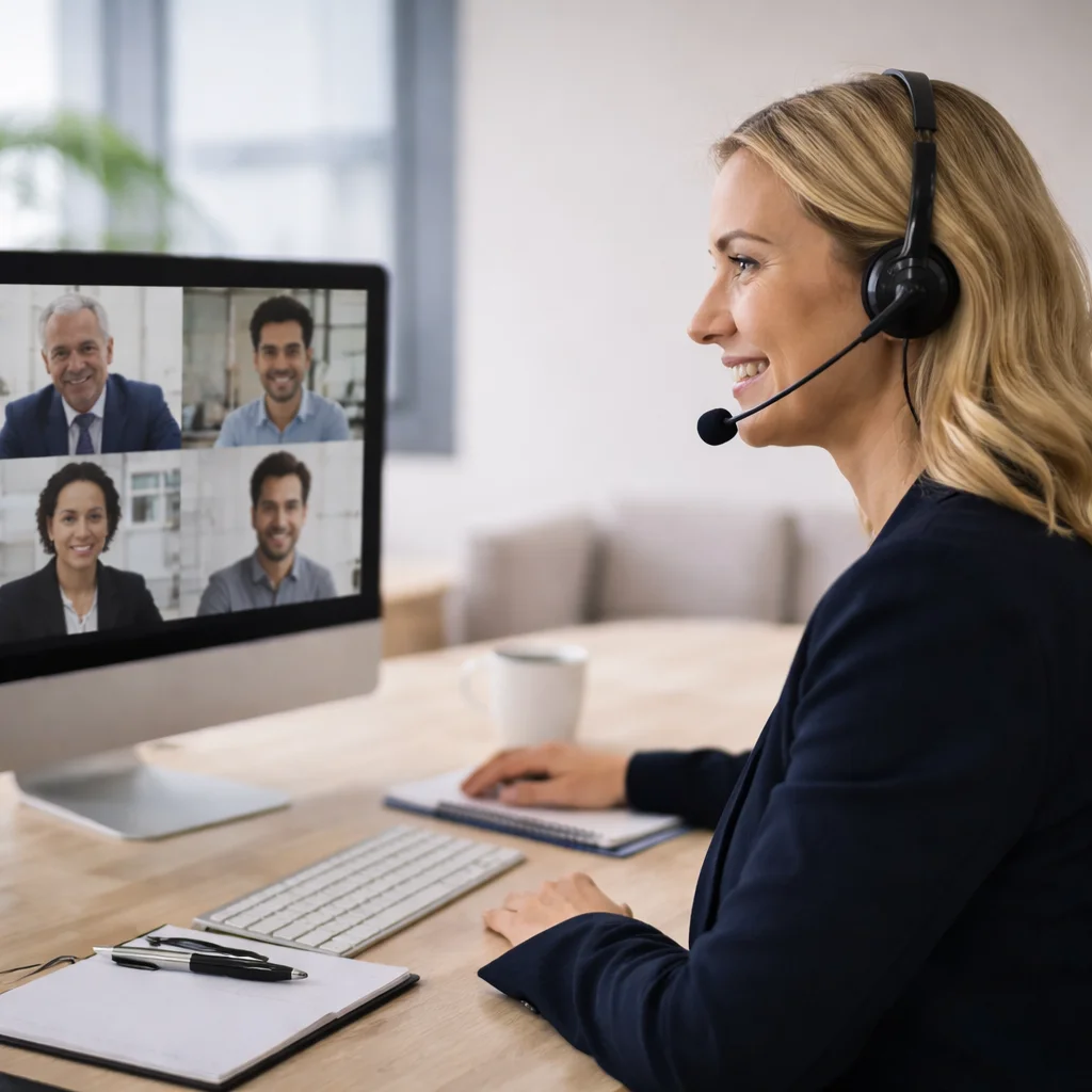 Virtual interpreter providing remote video interpretation services